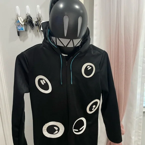 Spirit Fortnite Grimey Kids Costume - Black and Blue - Picture 5 of 6